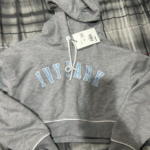 IVY PARK Heather Gray Hoodie